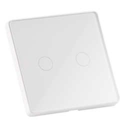 Doppelter Touch-Schalter weiß mit Kondensator TUYA smart WiFi