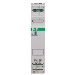 F&F PK-2P-12V Elektromagnetisches Relais 12V AC/DC 2x8A 2x NO/NC Die Kontakte 2P
