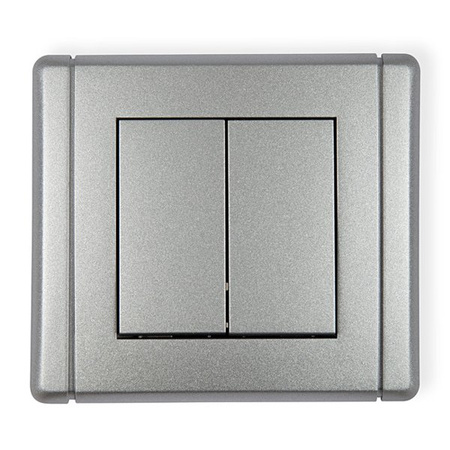 Lüsterklemme silber metallic IP20, IP44, 10AX 250V~ (Serie/Kategorie: FLEXI) 7FWP-2